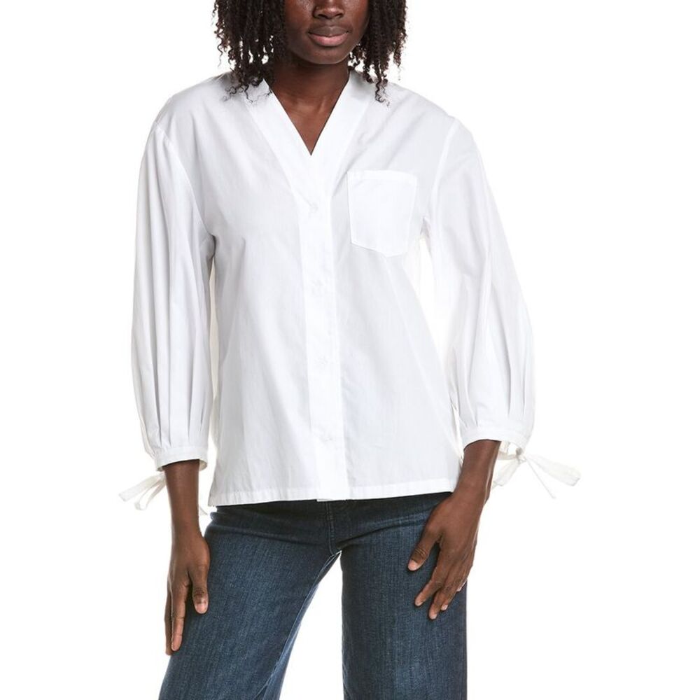 Max Mara Womens S Oro Shirt, White